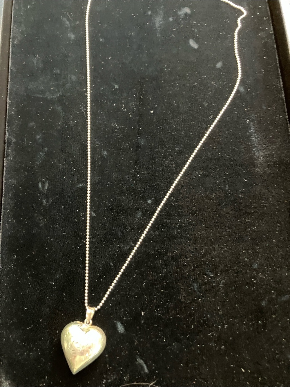 Gold Heart Pendant Necklace on Delicate Chain - Women Jewelry
